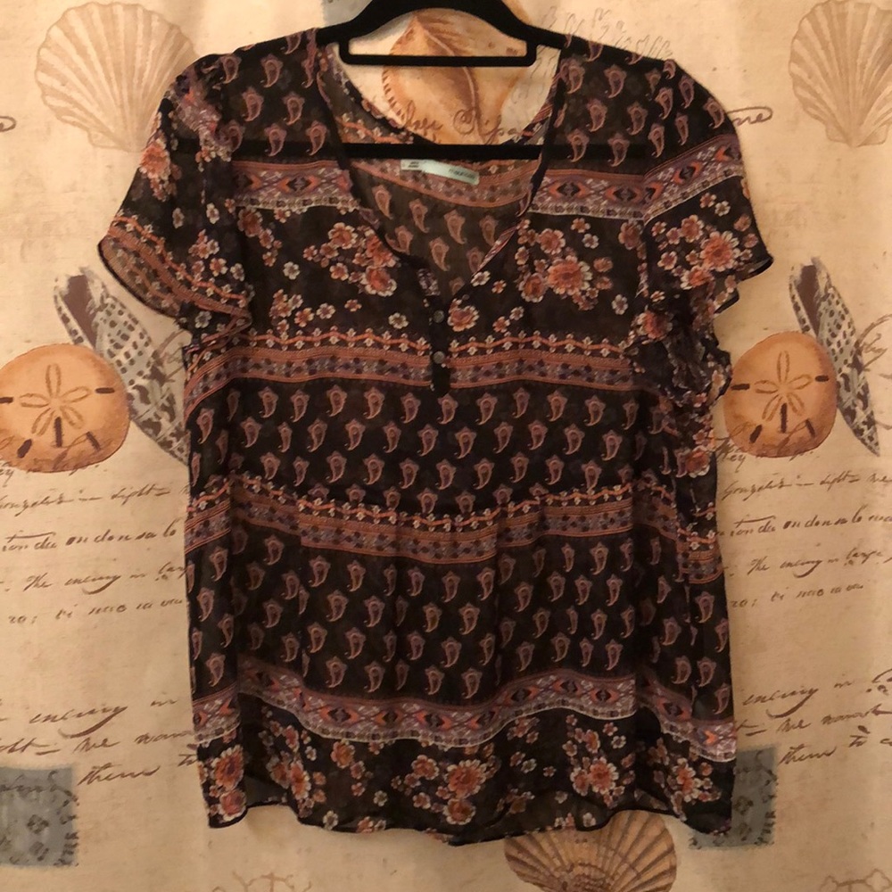 Sheer blouse